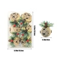 thumbnail image 3 of Xihbxyly Bolsa de Tela Navideña, Diseño de Cuadros Rojos, Adornos Colgantes de Espuma, Material Ligero y Duradero, Ideal para Decorar El Árbol, Fiestas En Casa, Tamaño de 8 Cm, Juego de 6, 3 of 6