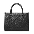 thumbnail image 4 of Bolsa Tory Burch Embossed Square Tote Black, 4 of 6