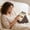 Brown1, variant on Reading Pillow with Tablet Phone Stand Multi-Angle Adjustable Pillow for Napping Reading and Device Viewing Comfortable Plush Fabric for Sofas Beds Office Travel and Relaxing Cushioned Support
