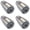 Silver 4 Packs, variant on Universal Pull Down Kitchen Faucet Sprayer Head Replacement Pull Out Kitchen Faucet Spray Head Bruhsed 2 Function Sprayer A 2PCS