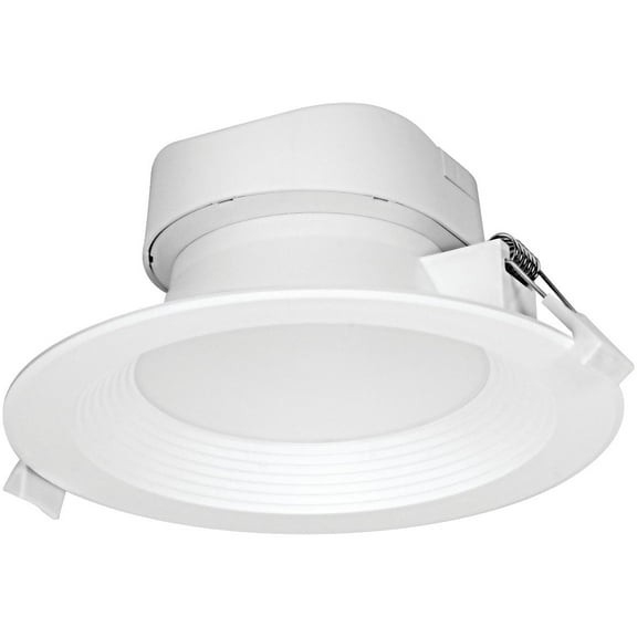 Satco LED Recessed Light Kit - Direct Wired, IC Rated, Dimmable - 5/6 In., White, 3000K