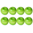 thumbnail image 1 of RomaMX 40 piezas de simulación de manzana verde, accesorios para fotos, manzana decorativa, frutas artificiales, adorno para ventana (verde), 1 of 8