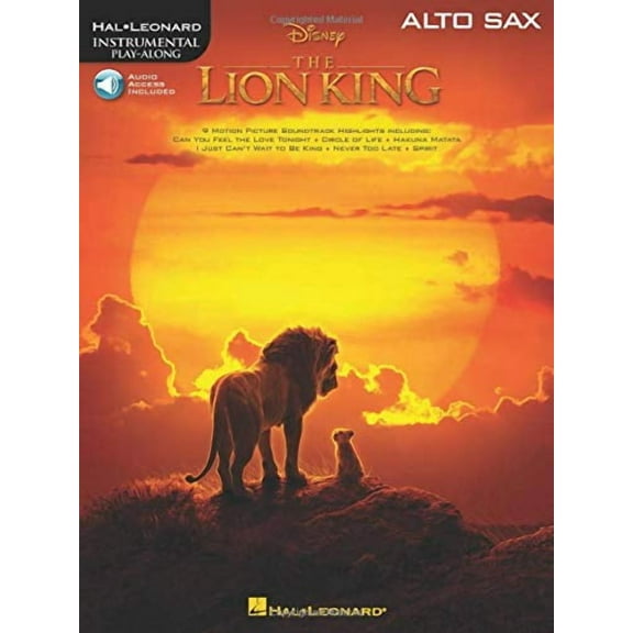The Lion King for Alto Sax: Instrumental Play-Along