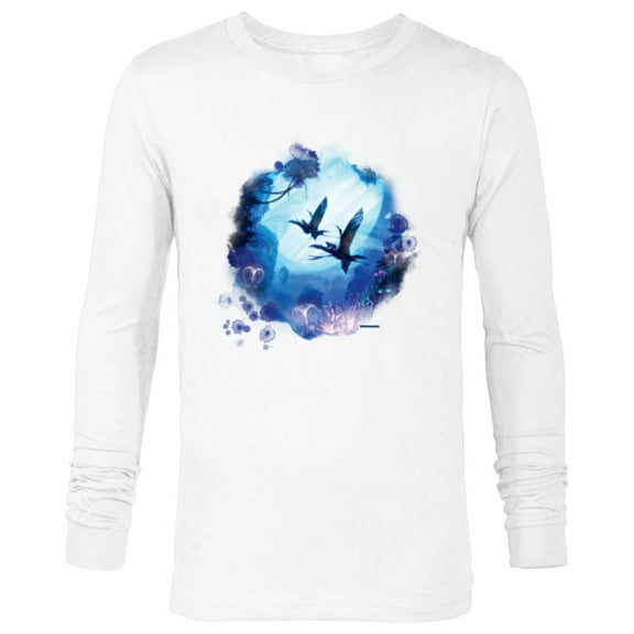 Avatar: The Way of Water Banshee Na’vi Night Flight - Long Sleeve T-Shirt for Men - Customized-White