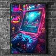 thumbnail image 2 of Hieng Video Game Wall Art Gaming Posters Gamer Wall Decor for Teen Boys Bedroom Graffiti Gamepad Headphones Canvas Prints Cool Pictures Pop Art Painting Men Room Decoration（Only canvas）, 2 of 6