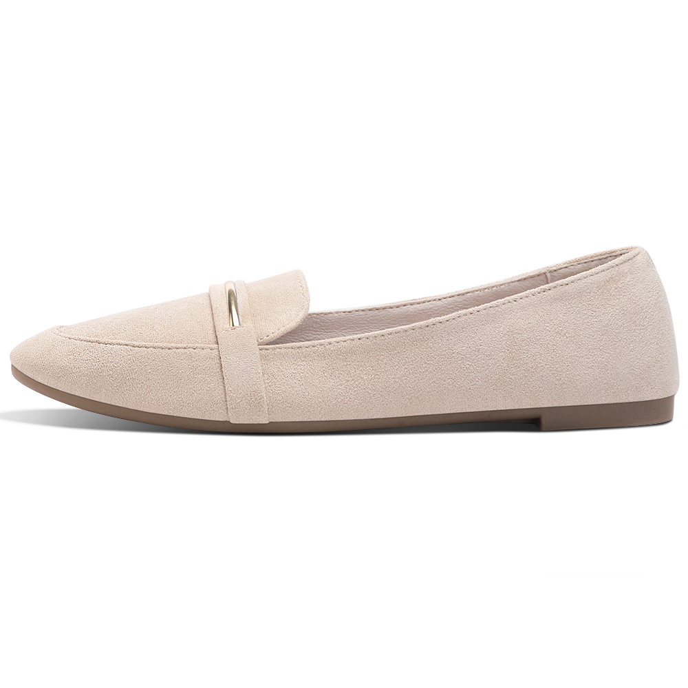 Obtaom Women's Pointy Toe Loafer Flats photo 7