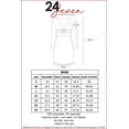thumbnail image 4 of 24seven Comfort Apparel Draped in Style Knee Length V Neck Maternity Dress, 4 of 4