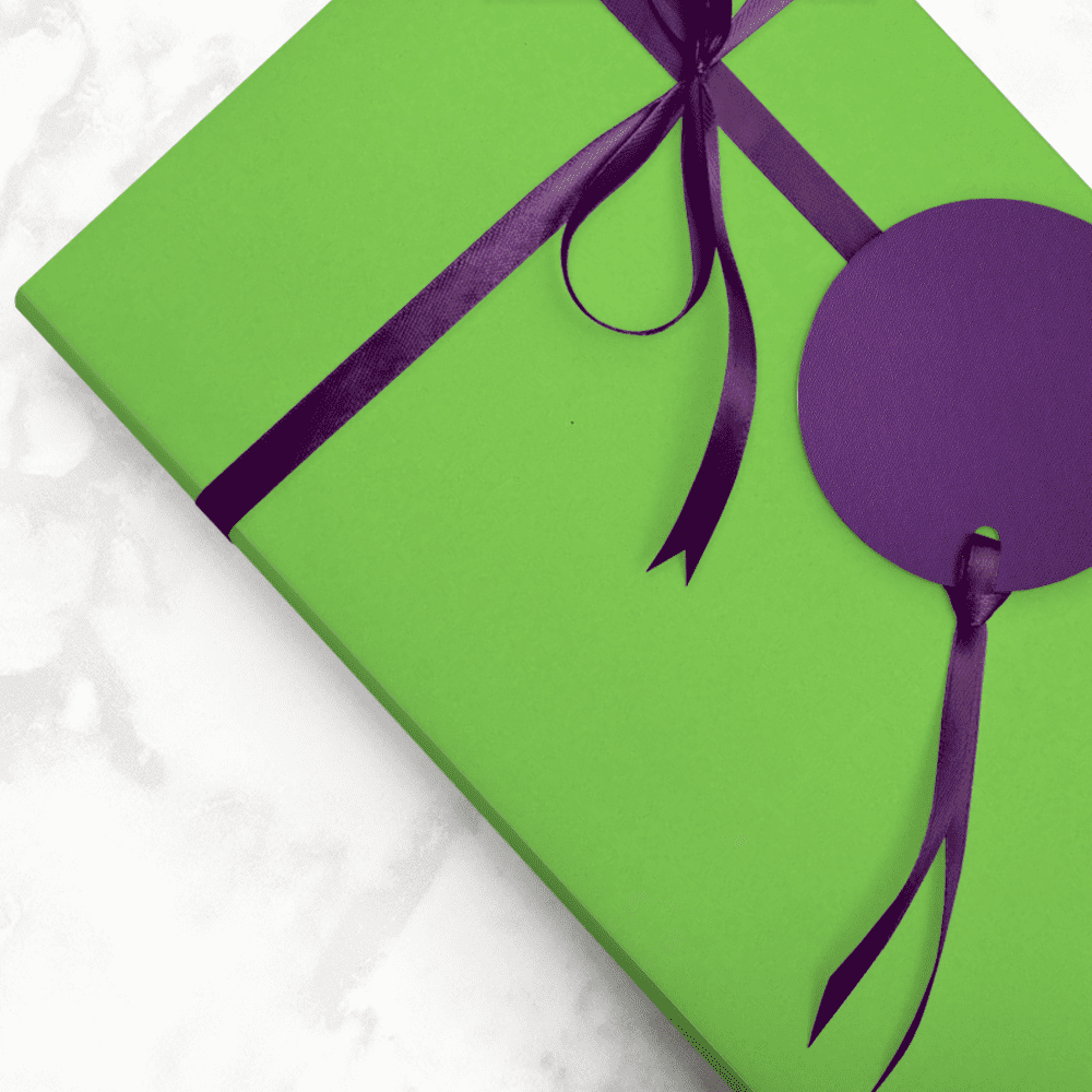 JAM Paper Green Gift Wrap Paper, 25 sq ft.