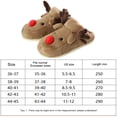 thumbnail image 3 of Pantufla Zapatillas de casa de alce navideño para mujer, zapatos acogedores de algodón para el hogar de invierno en interiores Likrtyny Tenis De Mujer Tenis De Hombre, 3 of 7