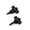 black, variant on LOOKSEVEN Guitar String Retainers, T-shaped String Trees for Electric Guitar Headstock-black