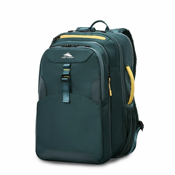 Mochila High Sierra Hi-Life 3 en 1 convertible verde/amarilla
