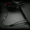 thumbnail image 2 of MillSO Headset Splitter CTIA 3.5mm 2 TRS Male to 1 TRRS Female Adapter for Gaming Headset to PC with Separate Microphone and Headphone Audio Jack, 2 of 9
