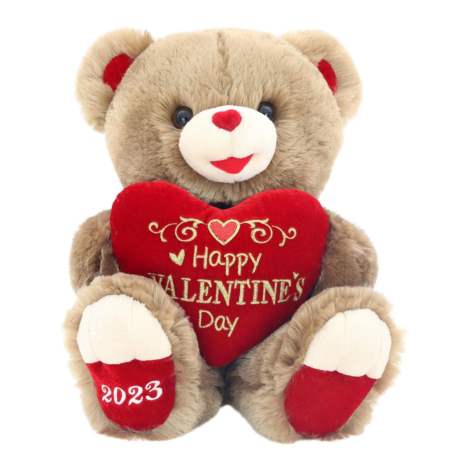 Way to Celebrate Valentine’s Day Sweetheart Teddy Bear 2023, Brown