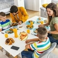 thumbnail image 4 of 4-inch Dessert Plates, Porcelain Snack Stand Serving Platters for Cake, Appetizers, Kitchen & Bar Dishware, Dishwasher Safe & Chip-Resistant Blue 4.33x3.74'', 4 of 7