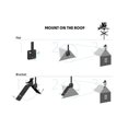 thumbnail image 4 of ziyahi Girouette en Acier Inoxydable Rétro Scène de Ferme Jardin Pieu Girouette Outils de Mesure Professionnels Type 7, 4 of 9