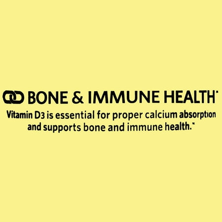 Spring Valley Vitamin D3 Softgels, 25mcg, 1,000 IU, 450 Count