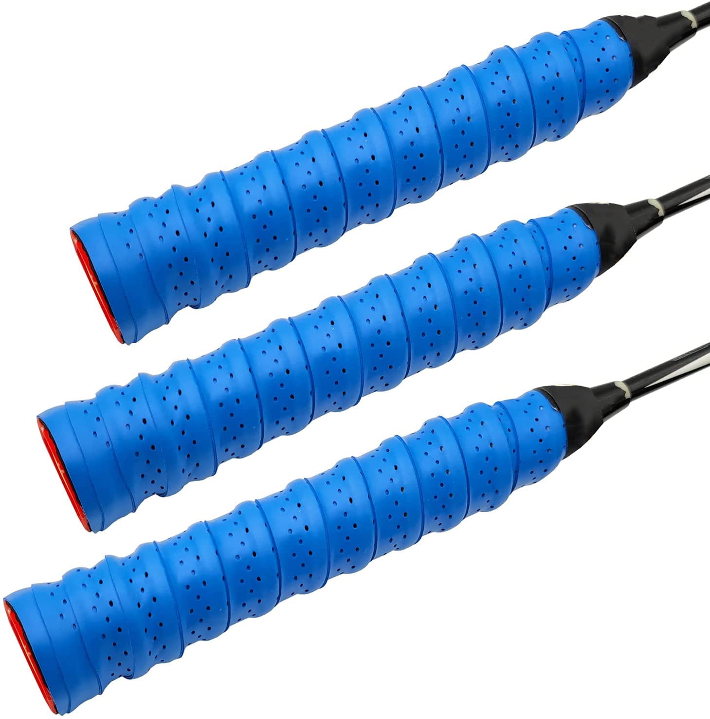 Pack of 3 6 Pcs Racquet Overgrip Tennis Badminton Racket Grip Tape Anti Slip 
