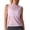 Pink, variant on Workout Tank Tops Woman Summer Lightweight Semi Sheer Crewneck Open Back Sleeveless Shirt Athletic Running Tanks