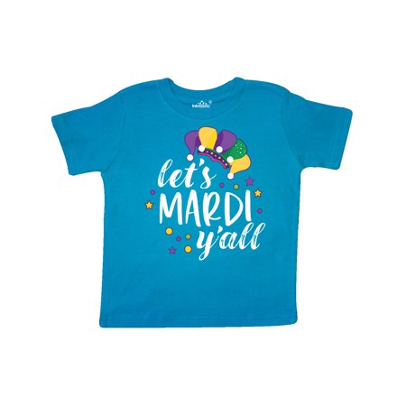 

Inktastic Mardi Gras Let s Mardi Y all with Jester Hat Gift Toddler Boy or Toddler Girl T-Shirt
