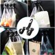 thumbnail image 5 of Vehículo Reposacabezas Colgador Organizador de almacenamiento para colgar comestibles Ropa Paraguas Bolsos Botellas de agua Juguetes para niños Suministros para bebés (juego de 2 negros) oso de fresa Electrónica, 5 of 6
