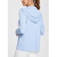 thumbnail image 2 of BALEAF Women's SPF Jacket Sun Shirt UV Protection Hoodie Zip Up Long Sleeve Hooded Summer Clothing Running Hiking Kentucky Blue S, 2 of 7