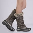 thumbnail image 4 of Dream Pairs Botas de nieve de media pantorrilla con forro de piel sintética cálida DP para mujer Winter Comfort DP-AVALANCHE Dream Pairs DP-AVALANCHE, 4 of 4