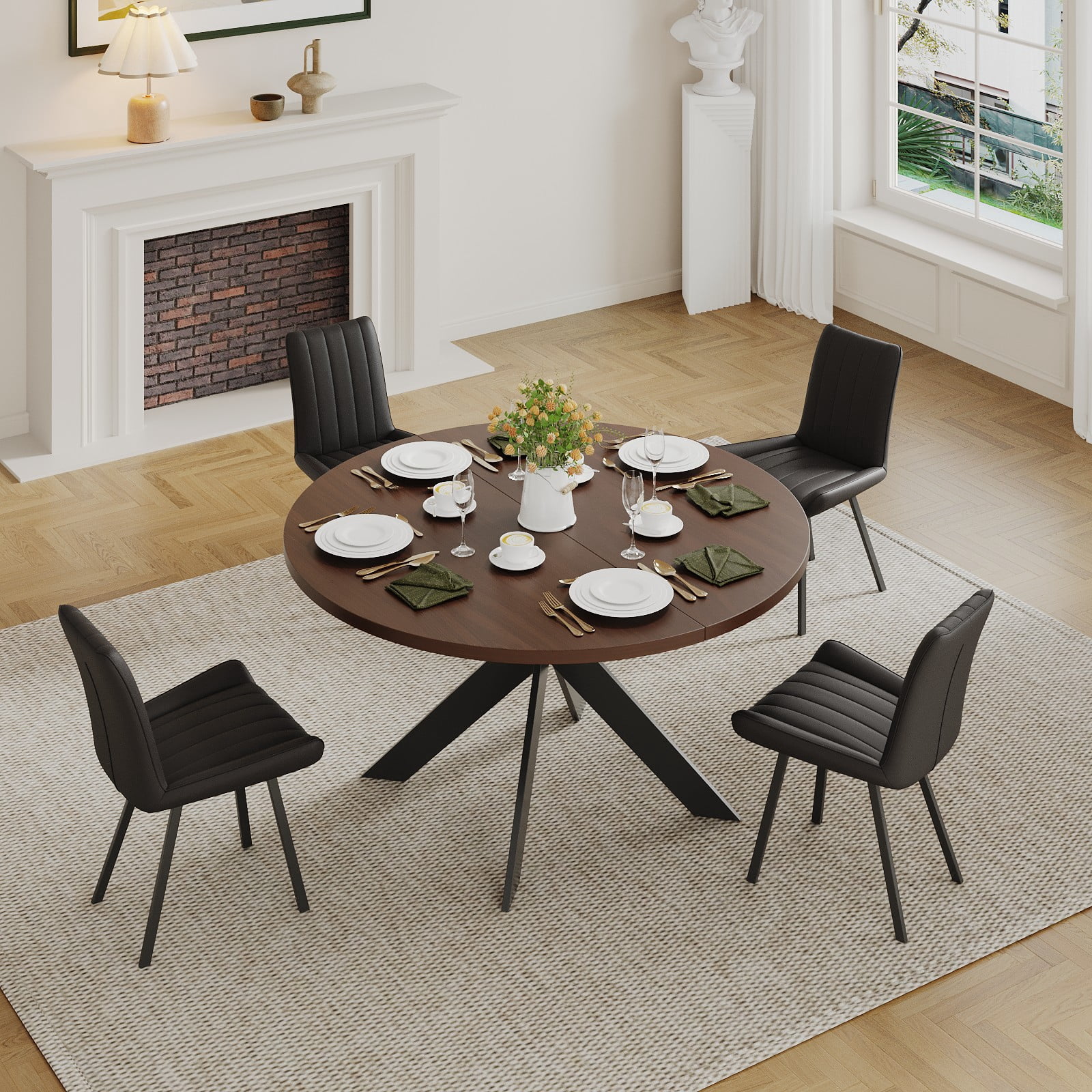 Round Dining Table, 115cm