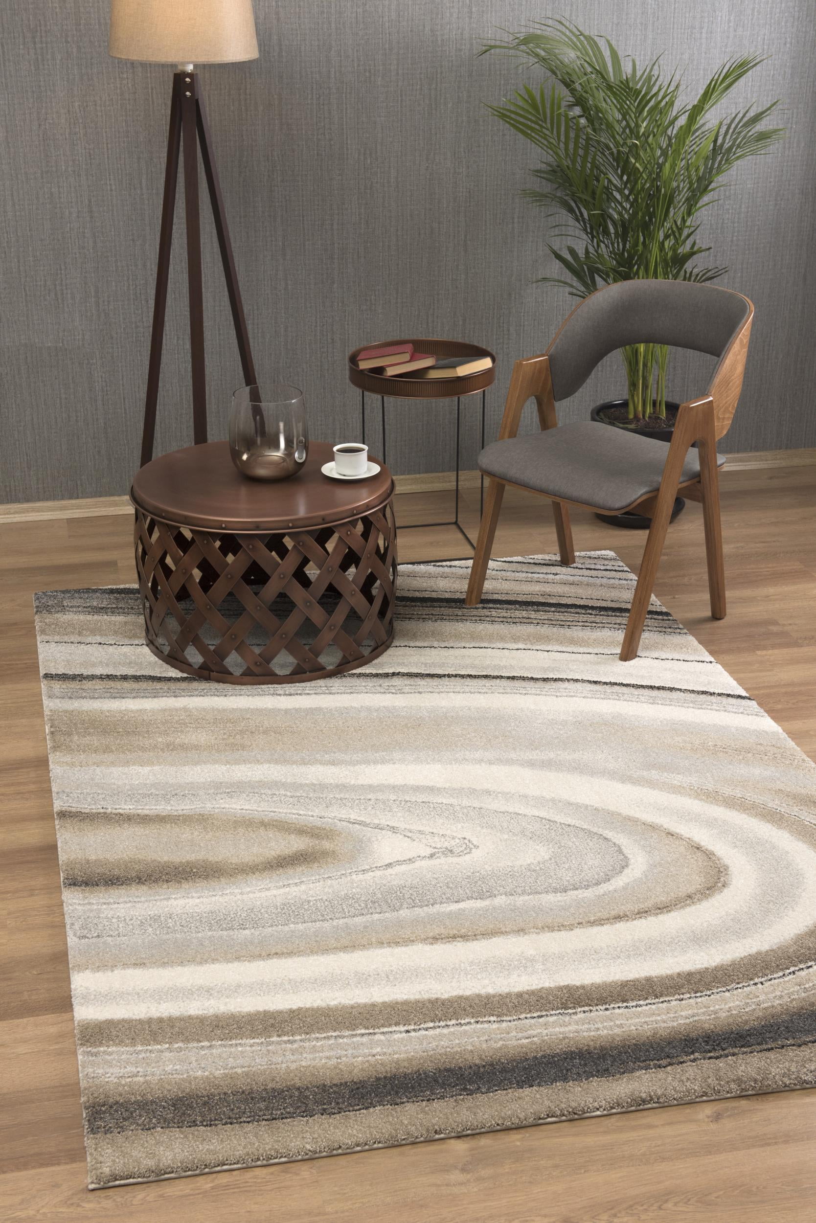 Rug Branch New Zealand Plush Collection Modern Abstract Area Rug