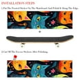 thumbnail image 2 of Cat Skateboard Stickers Pack of Two Emery PVC Back 8.8x32.6in/22.4x83 cm - Skateboard Accessories, 2 of 5