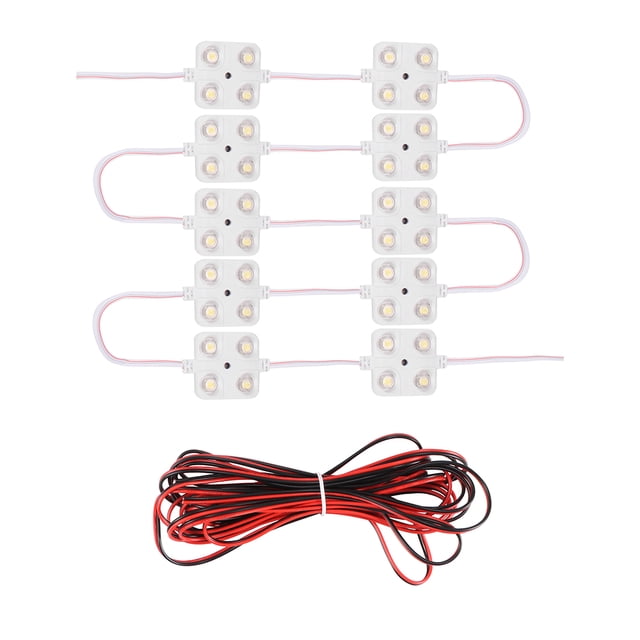 Kit De Luces Led Para Techo De Coche De 10X4, Iluminación De Techo Interior Para Furgoneta, Lámpara Blanca Brillante Interior Impermeable Para Camiones De Remolque De Barco, 12V Eigraketly VI006112-00