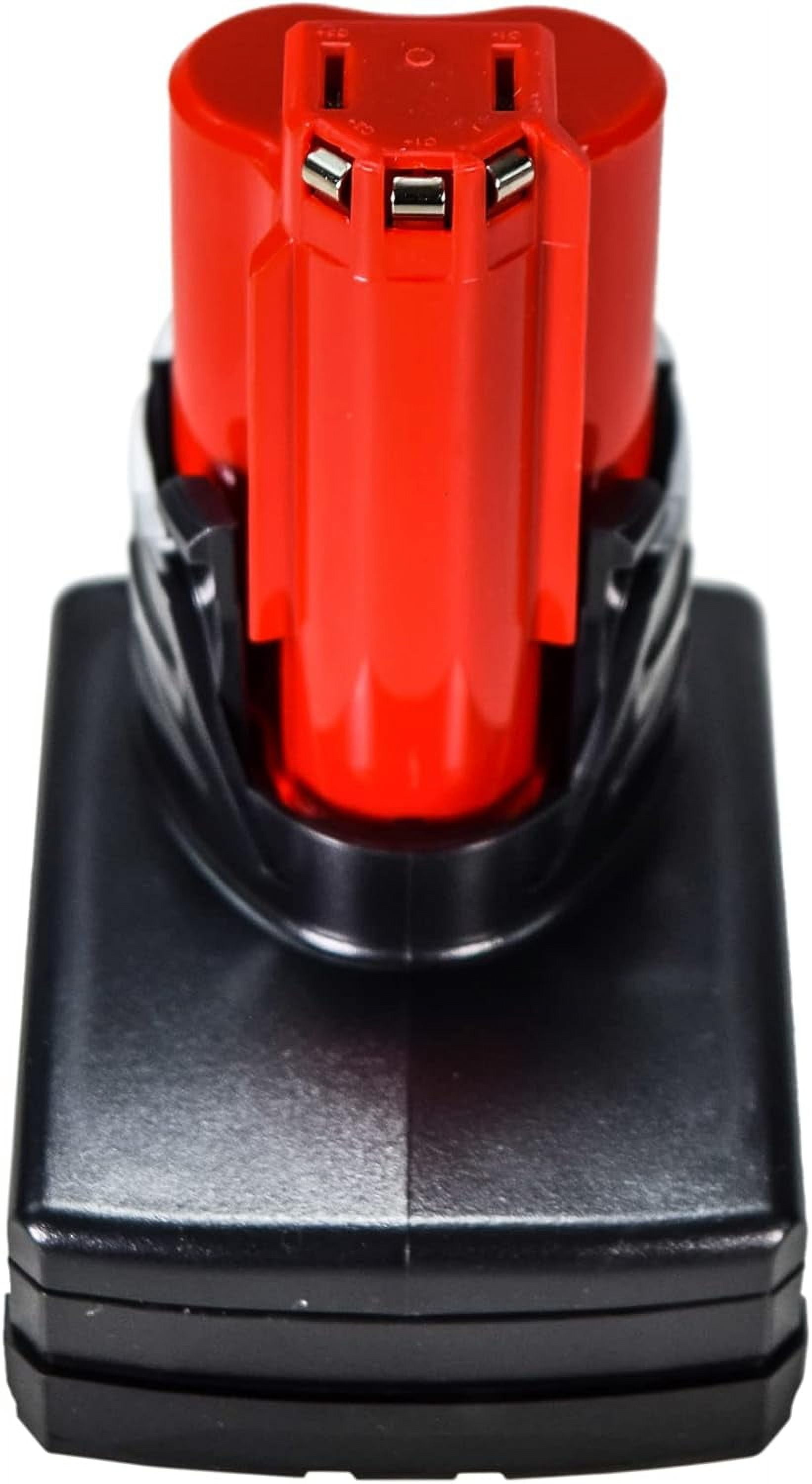 Milwaukee 48-11-2440 12-Volt XC 4.0 AH Red Lithium Ion Cordless M12 REDLITHIUM Extended Capacity Battery