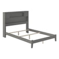 thumbnail image 1 of AFI Newport Full Bookcase Solid Wood Panel Bed in Grey, 1 of 8
