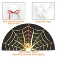 thumbnail image 4 of Yiaed Gold Spider On The Web Print Christmas Tree Skirt , Tree SkirtsTree Mat for Christmas Winter Holiday Indoor Decorations-48", 4 of 7