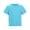 Light Blue, variant on uikmnh Tops for Boys UPF 50 Short Sleeve Rash Guard Swim Shirt Sun Tee for Youth Beach Surf Fishing Size:5-6 Years