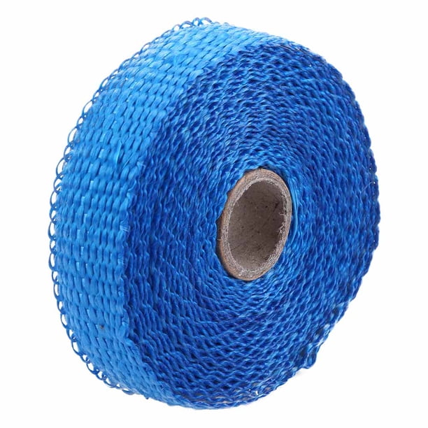 Rollo de Aislamiente Térmico para Escape de Coche de 5M Con 4 Bridas para Cables de Acero Inoxidable para Automóril