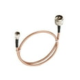 thumbnail image 5 of Unique Bargains Mini UHF Male to N Male Right Angle RG400 RF Coaxial Cable 0.9M/3Ft Length, 5 of 5