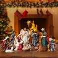 thumbnail image 3 of KUETH Nativity Sets for Christmas Indoor Nativity Scene Set Resin Figurine Christmas Ornament Religious Table Holidays Decor Gifts 13 Pieces 7.9 Inch, 3 of 6