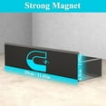 thumbnail image 2 of 6 Pack Magnetic Spice Storage Rack Organizer for Refrigerator and Oven, Dark Gray Fridge Organizers and Storage, 2 of 6