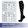 thumbnail image 2 of 6 Pairs Copper Compression Socks for Women & Men Circulation 15-20 mmhg - Better Blood Flow, Swelling, Best Support for Medical, Running, Nursing, 2 of 7