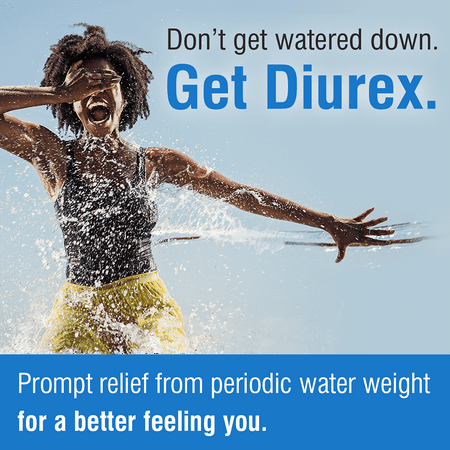 Diurex Caffeine Free Water Pills, Maximum Strength Caffeine Free Diuretic, 50 Count