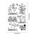 thumbnail image 2 of 1sheet PVC Plastic Clear Stamps for DIY Scrapbooking Photo Album Decorative Cards Making Mouse 160x110mm for DIY, 2 of 7