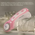 thumbnail image 3 of 45 mm Rotary Cutter Set Cutting Mat Replacement Blades Fabric Clips Patchwork Ruler for Fabric  Leather  paper  Crafting  sewing  Quilting, 3 of 7