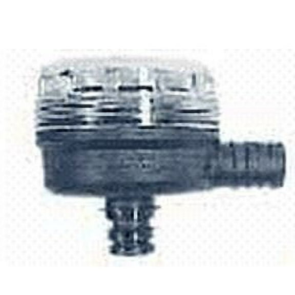 Flojet 01740014A - 90 Degree 1/2" Pipe In-Line Stainless Steel Strainer