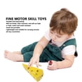 thumbnail image 3 of Cheese Threading Lacing Toys, Cultivate Independence Wooden Lacing Cheese Toy  For Baby, 3 of 8