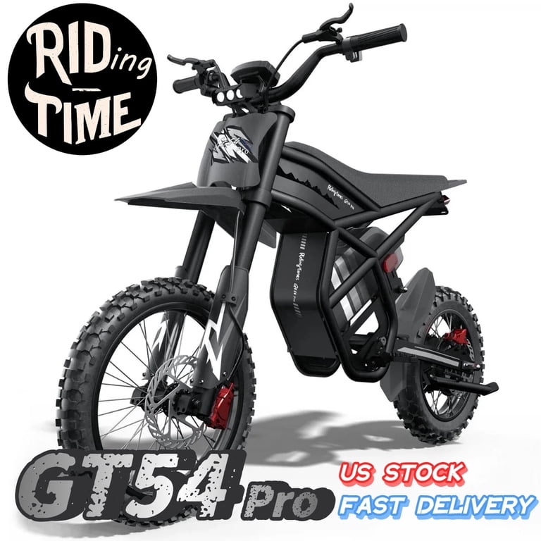 SPORT Teens for Bike Dirt Electric PRO GT54 Riding'times 3000W(Peak) 黒 電動アシスト自転車 BIKE 自転車本体