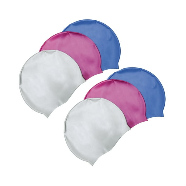 Gorra De Natación Unitalla Práctico Silicona Suave Bestway Profesional 6 pz