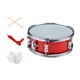 thumbnail image 1 of 14 en Snare Drum Instrumentos musicales profesionales con guantes Instrumento de percusión Baterías musicales para adultos Niños Regalos de vacaciones Rojo 14 pulgadas, 1 of 8