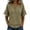 Blackish Green, variant on Womens Linen Tops Short Sleeve V Neck Fringe Retro Shirt Comfy Raw Hem Cute Vintage Peasant Casual Boho Shirts Baggy Lounge Beach Blouses by Comdrip Dark Gray M