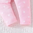 thumbnail image 4 of Cathalem Sweatpants for Girls Kids Girls Wide Leg Pants Elastic Waisted Loose Fit Casual Pants (Pink,0-3 Months), 4 of 7