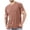 Brown, variant on Men's Heather Crew Neck Short Sleeve T-Shirt, Soft Stretch Loose Cut Basic Casual Tee in Multiple Heather Colors